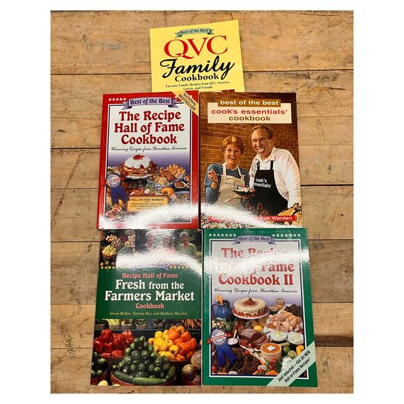 Cookbook Lot of 5- QVC, Recipe Hall of Fame, Farmer's Market, Cooks Essentials - Picture 3 of 6